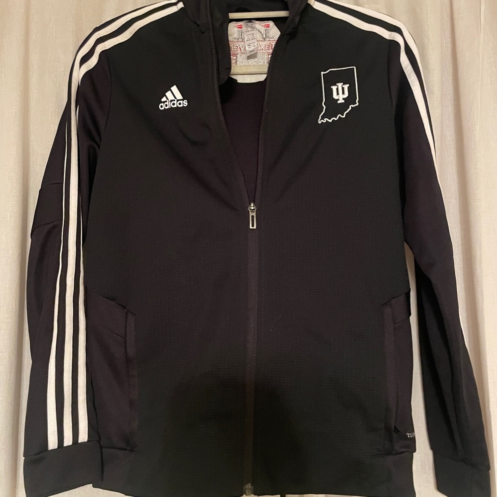 Indiana University Adidas Black Jacket Tax Slayer Bowl Game